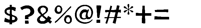 Takaranman-kaku Regular Font OTHER CHARS