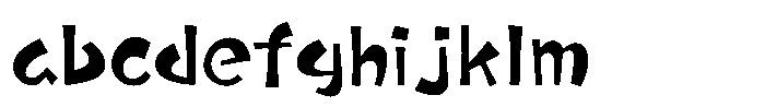Takaranman-kaku Regular FONT