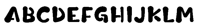 Takaranman-maru Bold Font UPPERCASE