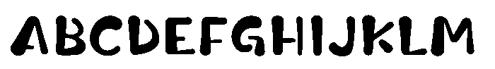 Takaranman-maru Medium Font UPPERCASE