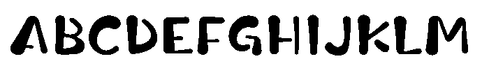 Takaranman-maru Regular Font UPPERCASE