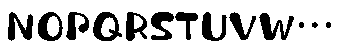 Takaranman-maru Regular Font UPPERCASE