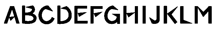 Takarizumu-kaku Bold Font UPPERCASE