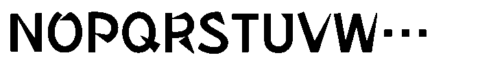 Takarizumu-kaku Bold Font UPPERCASE