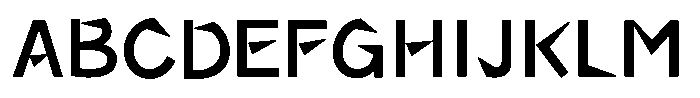 Takarizumu-kaku DemiBold Font UPPERCASE
