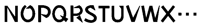 Takarizumu-kaku DemiBold Font UPPERCASE