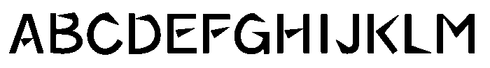 Takarizumu-kaku Medium Font UPPERCASE