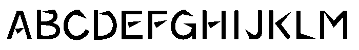 Takarizumu-kaku Regular Font UPPERCASE