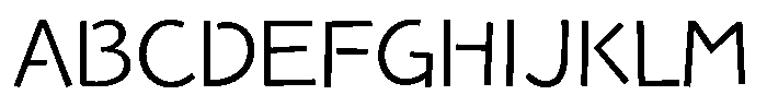 Takaroman Light Font UPPERCASE