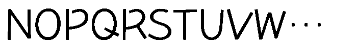 Takaroman Light Font UPPERCASE