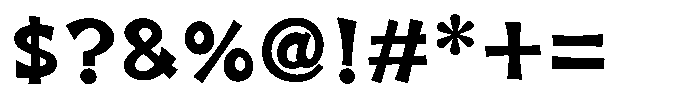 Takasapporo-kaku Bold Font OTHER CHARS