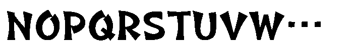 Takasapporo-kaku Bold Font UPPERCASE