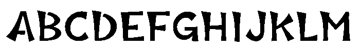 Takasapporo-kaku Medium Font UPPERCASE