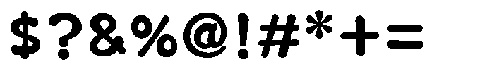 Takasapporo-maru Bold Font OTHER CHARS