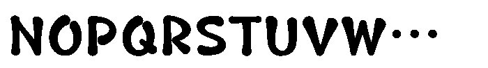 Takasapporo-maru Bold Font UPPERCASE