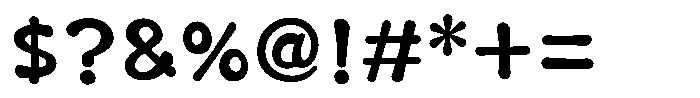 Takasapporo-maru DemiBold Font OTHER CHARS