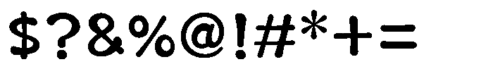 Takasapporo-maru Medium Font OTHER CHARS