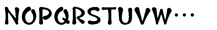 Takasapporo-maru Medium Font UPPERCASE