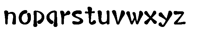 Takasapporo-maru Medium Font LOWERCASE