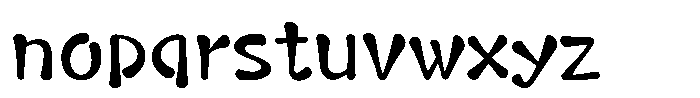 Takasapporo-maru Regular Font LOWERCASE