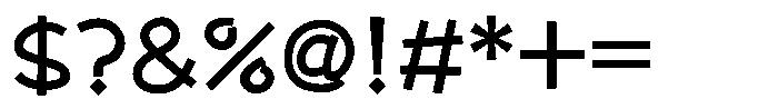 Takasmile-kaku DemiBold Font OTHER CHARS
