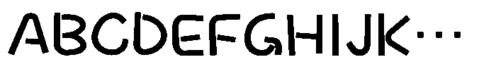 Takasmile-kaku DemiBold Font UPPERCASE