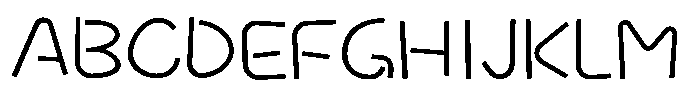 Takasmile-kaku Light Font UPPERCASE