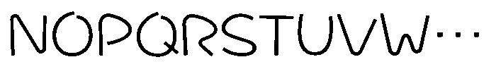 Takasmile-kaku Light Font UPPERCASE