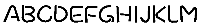 Takasmile-kaku Medium Font UPPERCASE