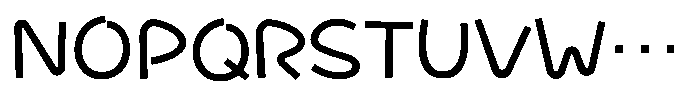 Takasmile-kaku Medium Font UPPERCASE