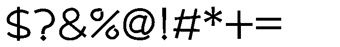 Takasmile-kaku Regular Font OTHER CHARS