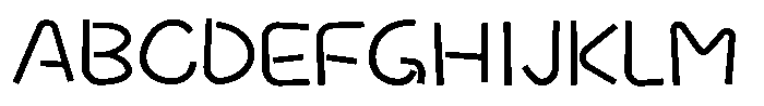 Takasmile-kaku Regular Font UPPERCASE