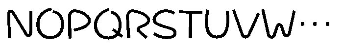 Takasmile-kaku Regular Font UPPERCASE