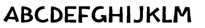 Takasohgen Regular Font UPPERCASE
