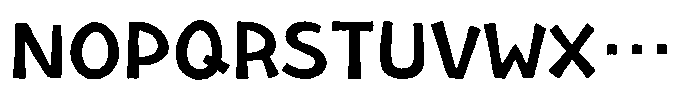 Takasohgen Regular Font UPPERCASE