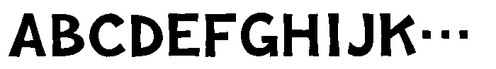Takataikai Regular Font UPPERCASE