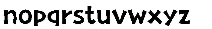 Takataikai Regular Font LOWERCASE