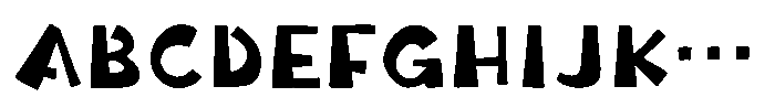 Takataiki Regular Font UPPERCASE
