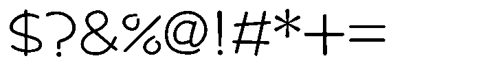 Takatalk-Maru Light Font OTHER CHARS