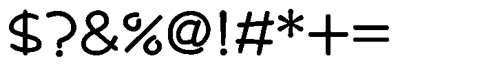 Takatalk-Maru Medium Font OTHER CHARS