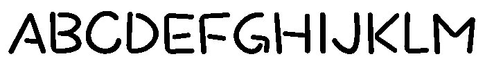 Takatalk-Maru Medium Font UPPERCASE