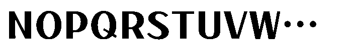 Takatokyo-kaku Bold Font UPPERCASE