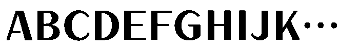 Takatokyo-kaku DemiBold Font UPPERCASE