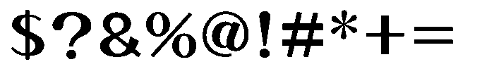 Takatokyo-kaku Medium Font OTHER CHARS