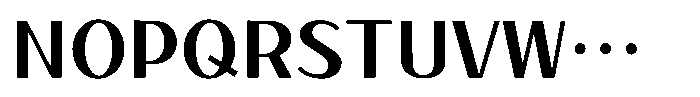 Takatokyo-kaku Medium Font UPPERCASE