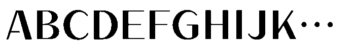 Takatokyo-kaku Regular Font UPPERCASE