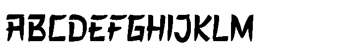 Takayama Font UPPERCASE