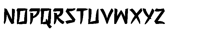 Takayama Font UPPERCASE