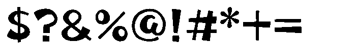 Takayoki-Mei Regular Font OTHER CHARS