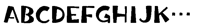 Takayoki-Rou Regular Font UPPERCASE